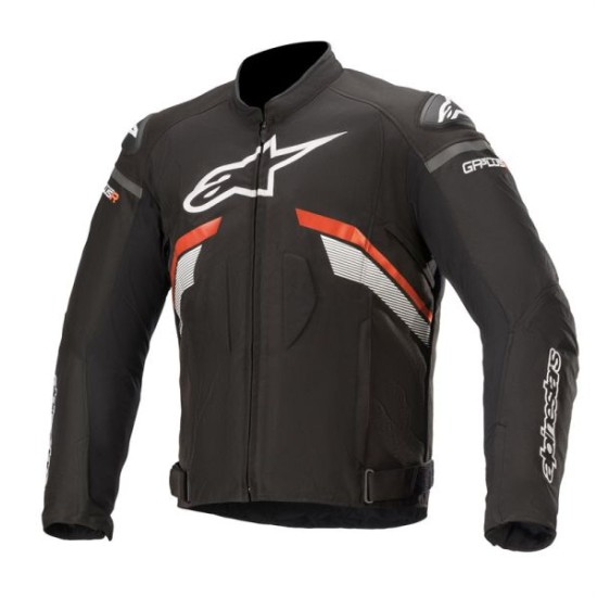 Geaca textil moto Alpinestars T-Gp Plus R V3, negru/fluo/rosu/alb, marime XL