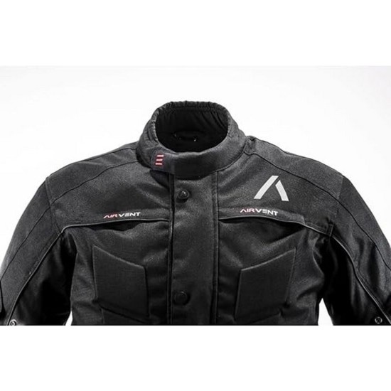 Geaca moto textil Adrenaline Pyramid 2.0, negru, marime 2XL