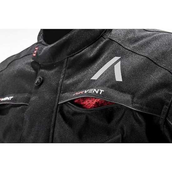 Geaca moto textil Adrenaline Pyramid 2.0, negru, marime 2XL