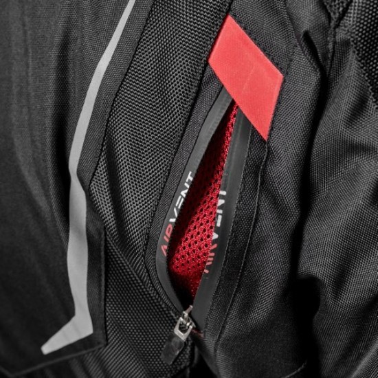 Geaca moto textil Adrenaline Chicago 2.0, negru, marime 6XL