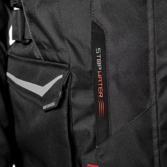 Geaca moto textil Adrenaline Chicago 2.0, negru, marime 6XL