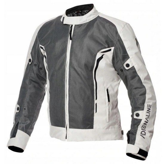 Geaca moto textil Adrenaline Meshtec 2.0, gri, marime S