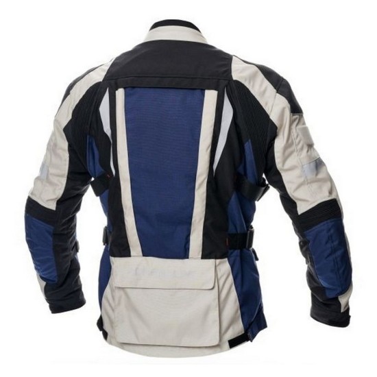Geaca moto textil Adrenaline Cameleon 2.0, bej/albastru navy, marime 2XL