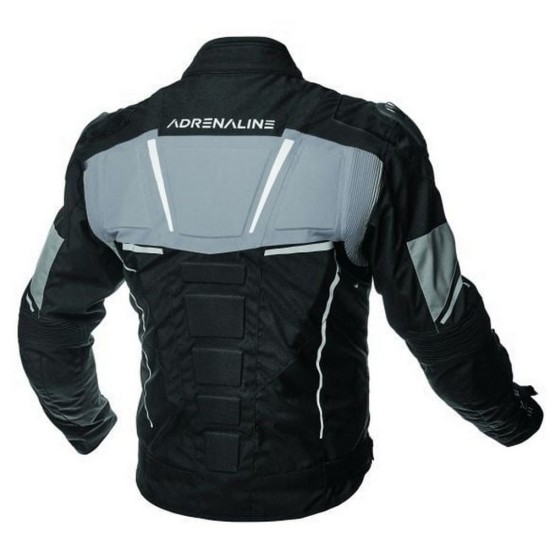 Geaca moto textil Adrenaline Scorpio, negru/gri, marime XL