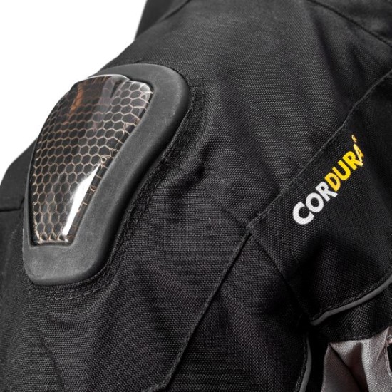 Geaca moto textil Adrenaline Scorpio, negru/gri, marime XL