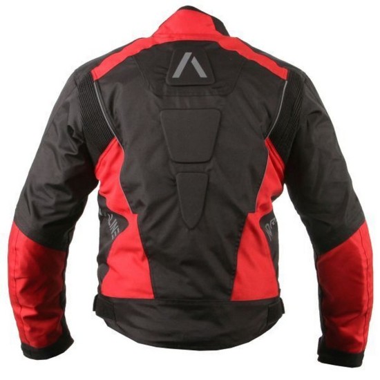 Geaca moto textil Adrenaline Hercules, negru/rosu, marime 3XL