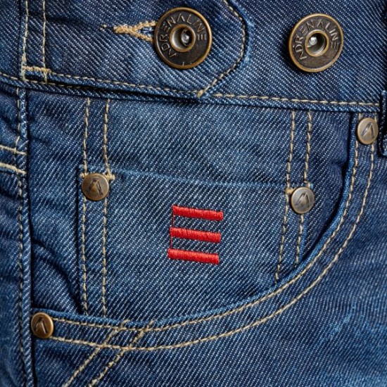 Blugi moto Adrenaline Regular 2.0, albastru, marime XL