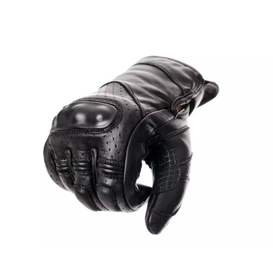 Manusi moto piele Adrenaline Scrambler 2.0, negru, marime L