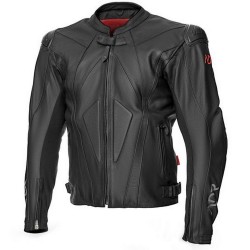 Geaca moto piele Adrenaline Symetric, negru, marime M