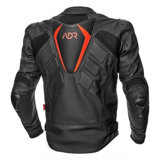 Geaca moto piele Adrenaline Symetric, negru, marime L