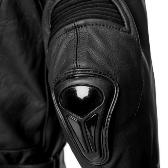 Geaca moto piele Adrenaline Symetric, negru, marime L