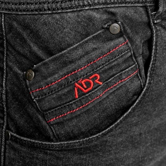 Blugi moto Adrenaline Rock negru, marime S