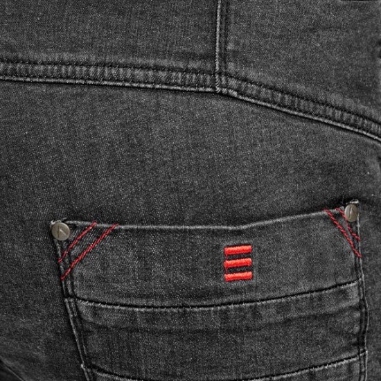 Blugi moto Adrenaline Rock negru, marime S