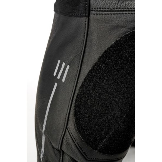 Pantaloni moto piele Adrenaline Symetric, negru, marime M