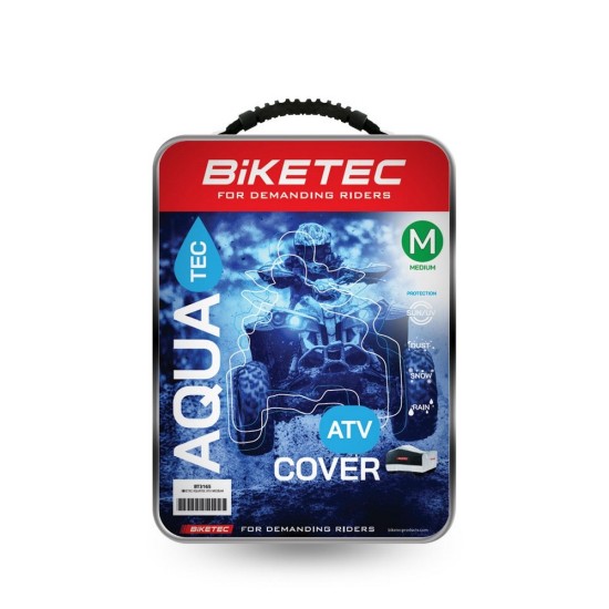Husa atv BikeTec impermeabila, negru/gri, marime M