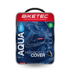 Husa moto BikeTec impermeabila, negru/gri, marime S
