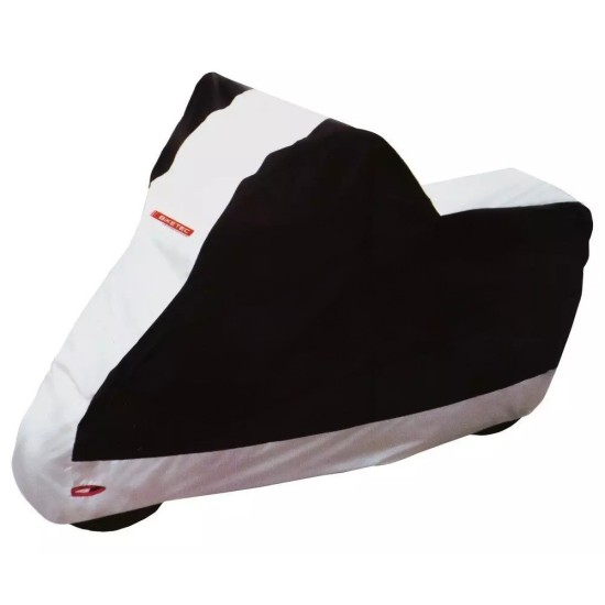 Husa moto BikeTec impermeabila, negru/gri, marime XL