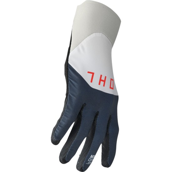 Manusi cross/enduro/atv Thor Agile Rival, gri/albastru, marime M