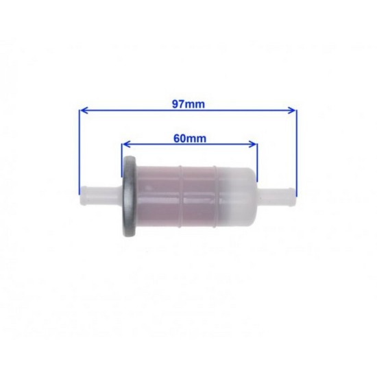 Filtru benzina universal 8mm, Honda-Yamaha-Suzuki-Kawasaki