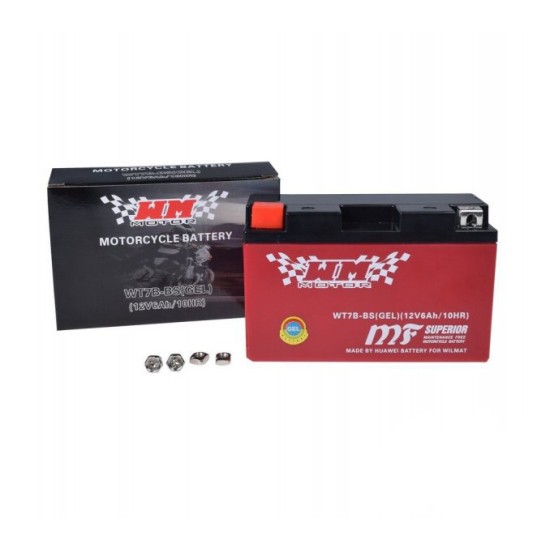 Baterie moto YT7B-BS 12v6ah, WM