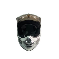 Casca cross/atv copii Action alb marime XL