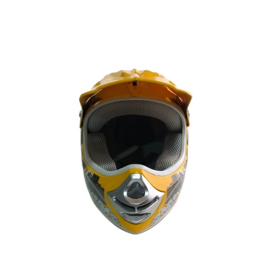 Casca cross/atv copii Action galben marime XL
