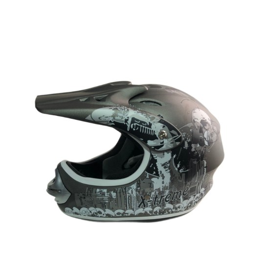 Casca cross/atv copii Action gri mat marime 2XL