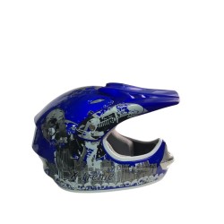Casca cross/atv copii Action albastru marime XL
