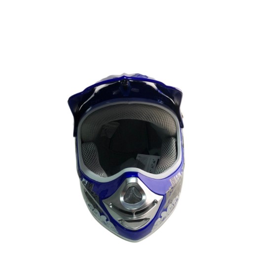 Casca cross/atv copii Action albastru marime XL