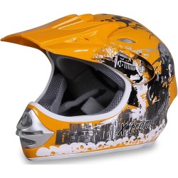 Casca cross/atv copii Action galben marime XL