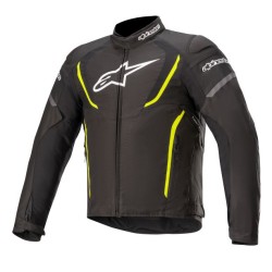 Geaca textil moto Alpinestars T-Jaws V3 Wp negru/fluo galben, marime S