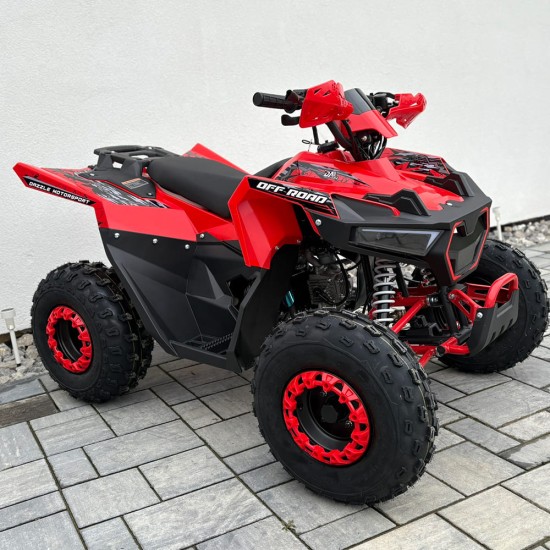 Rival AFF Quad 125cc 8" automata 4T benzin piros
