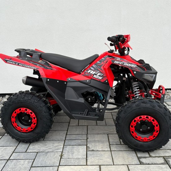 Rival AFF Quad 125cc 8" automata 4T benzin piros