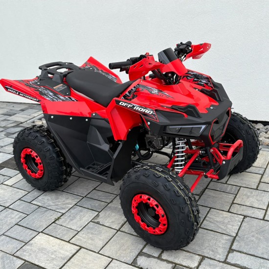 Rival AFF Quad 125cc 8" automata 4T benzin piros