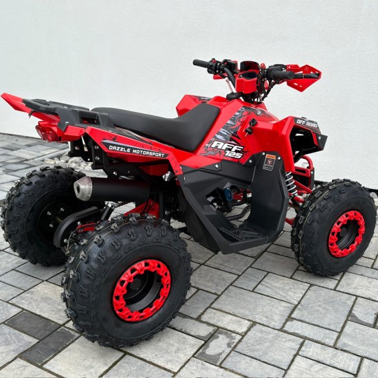 Rival AFF Quad 125cc 8" automata 4T benzin piros