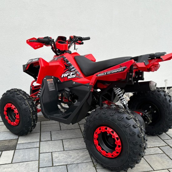 Rival AFF Quad 125cc 8" automata 4T benzin piros