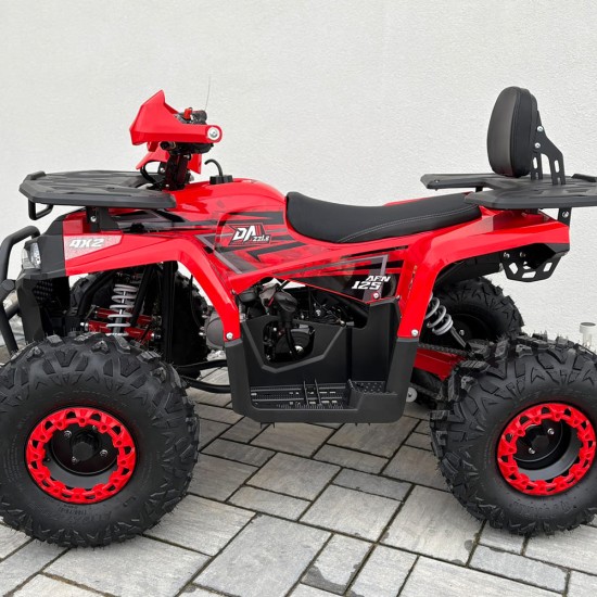 Rival AFN Quad 125cc 8" félautomata 4T benzin piros