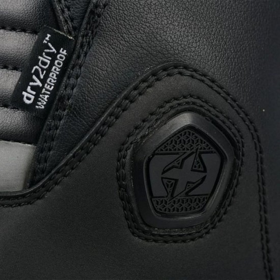 Cizme moto piele Adrenaline Attiko, negru, marime 41