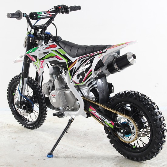 NCX CRX 14/12" 125cc 4T benzines cross fekete/zöld/rózsaszín
