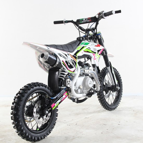 NCX CRX 14/12" 125cc 4T benzines cross fekete/zöld/rózsaszín