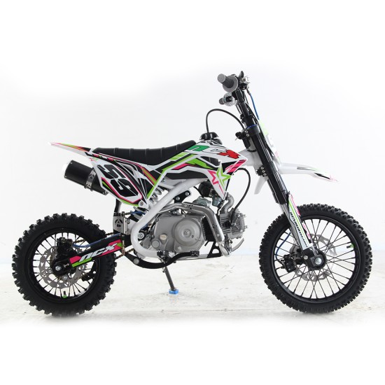NCX CRX 14/12" 125cc 4T benzines cross fekete/zöld/rózsaszín