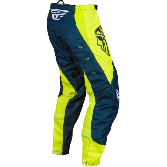 Pantaloni cross/enduro Fly Racing F-16 alb/gri/rosu marime 40