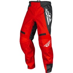 Pantaloni cross/enduro Fly Racing F-16 alb/gri/rosu marime 40