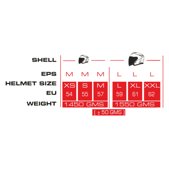 Casca deschisa Smk Laminar, negru mat, marime S
