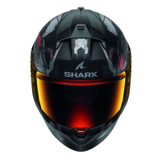 Casca integrala Shark Ridill 2 Molokai negru/gri/verde marime S