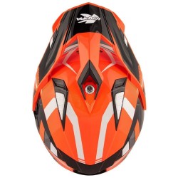 Casca moto dual-sport Kappa KV30 Evo portocaliu/negru/alb, marime S