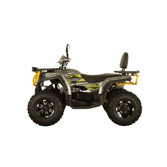 250cc Quad Mini Rocket AFC 4T benzin 10" szürke/sárga