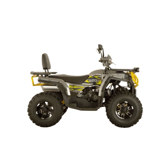 250cc Quad Mini Rocket AFC 4T benzin 10" szürke/sárga