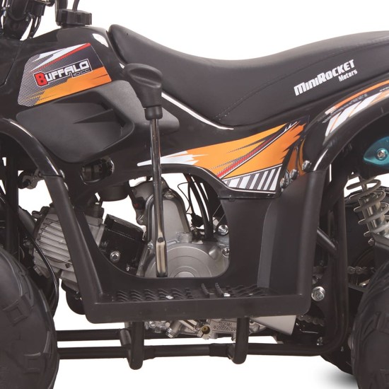 Mini Rocket Buffalo Gyerek Quad 110cc 6" automata 4T benzin narancssárga