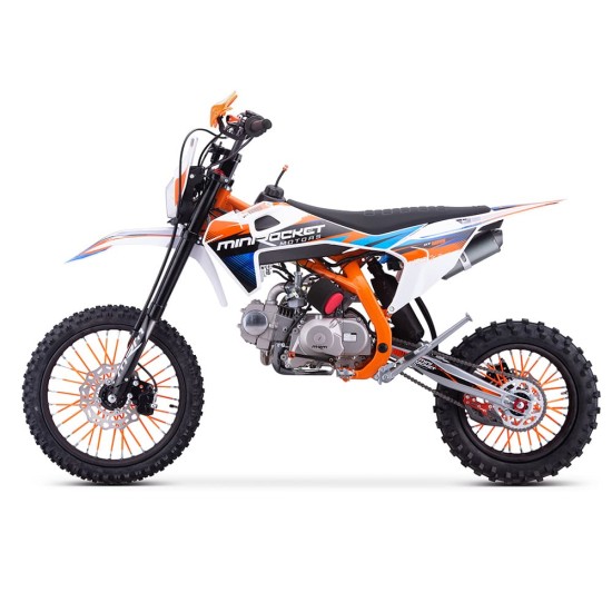 Mini Rocket DT 17/14" 125cc 4T benzines cross narancssárga